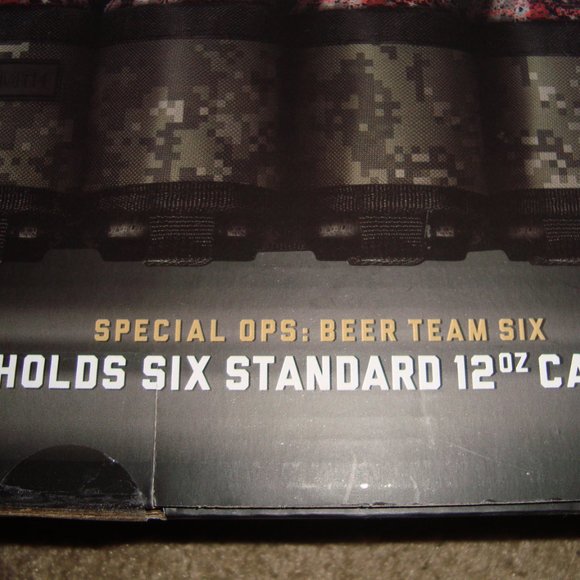 The Beer Belt Digital Camo Party Beer Belt Blksmith Supply Co. NEW Can Holder - Picture 7 of 7